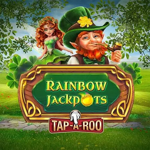 Rainbow Jackpots Tap A Roo slot game screen