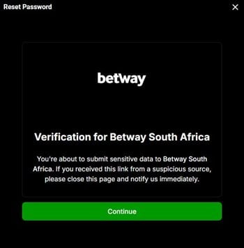 Betway South Africa Verification 